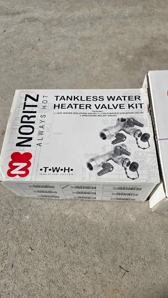 Noritz Tankless Water Heater Valve Kit – Brand New image indicator(2)