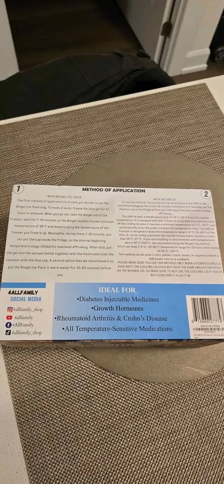 4ALLFAMILY Voyager Medicine Cooler image indicator(6)