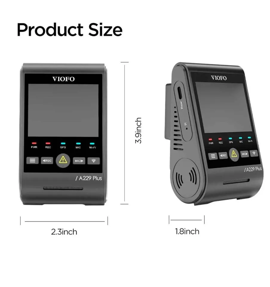 VIOFO A229 Plus Dash Cam image indicator(5)