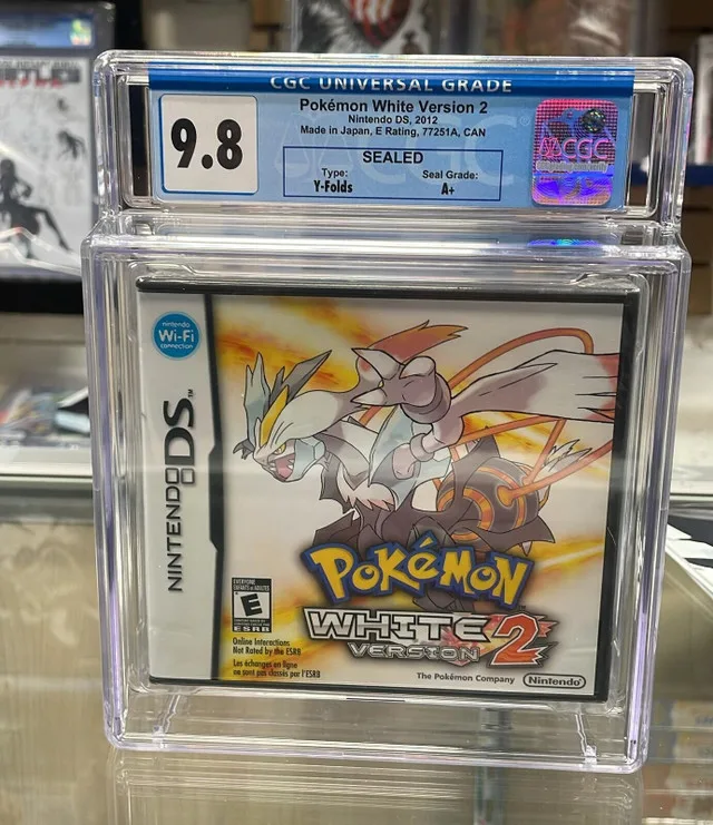 Nintendo DS Pokémon White Version 2 SEALED 9.8 A+ CGC thumbnail