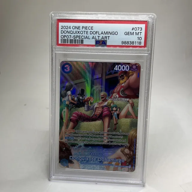 One Piece Doflamingo OP01-073 PSA 10 SP Special Alt A thumbnail