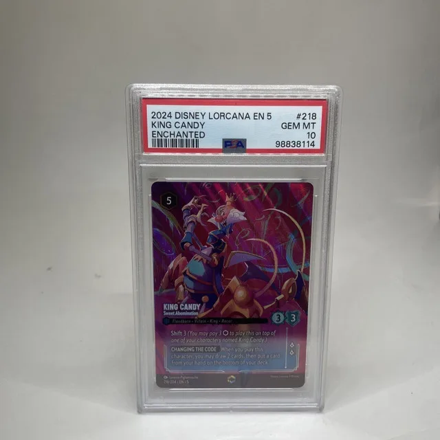 Disney LorcanKing Candy Sweet Abomination Enchanted 218/204 PSA thumbnail