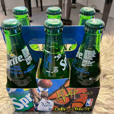 Sprite Coke Vintage 1994 Grant Hill Detroit Pistons