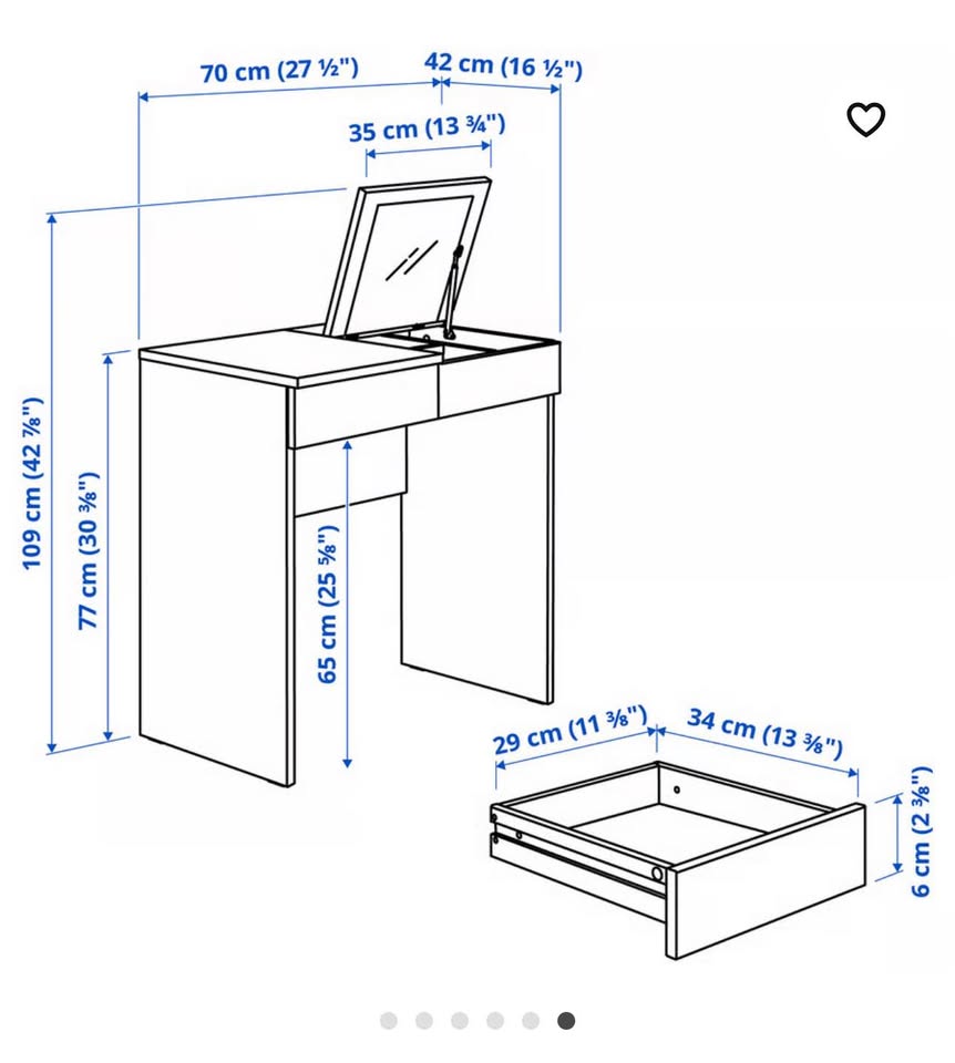 IKEA Makeup Table - photo 4