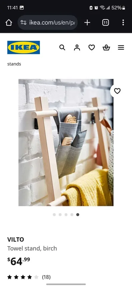 IKEA VILTO Towel stand image indicator(5)