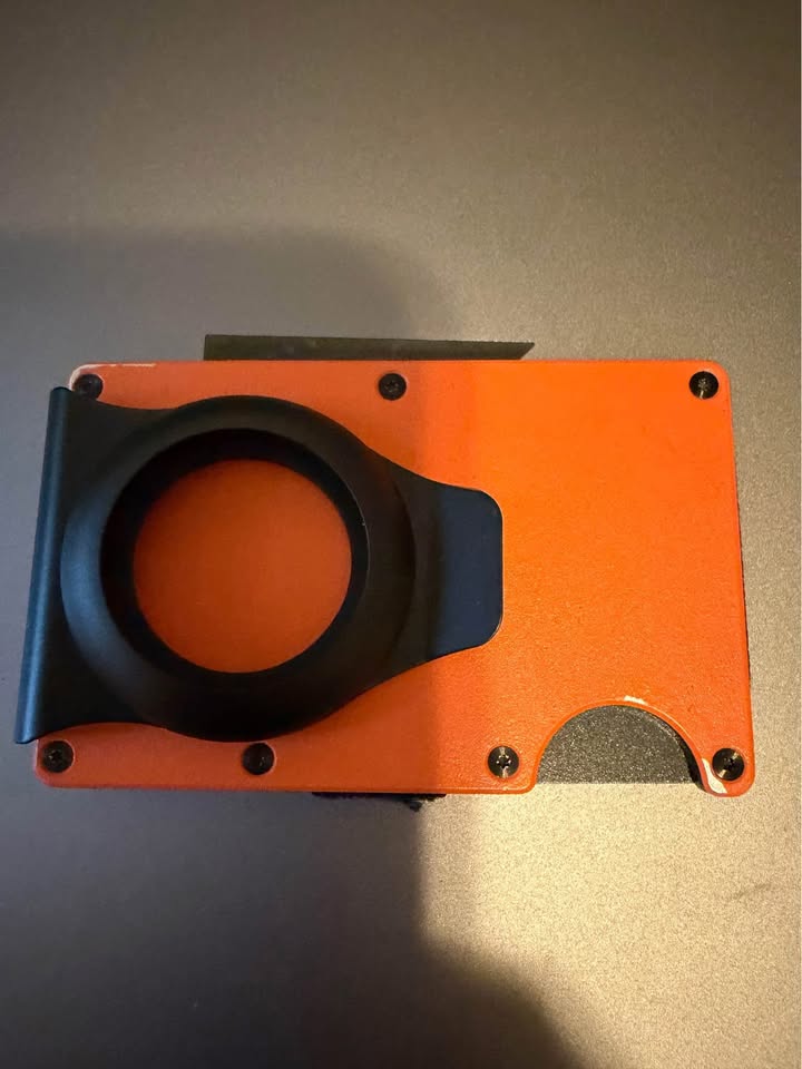 Orange Ridge Wallet with AirTag Clip - photo 2