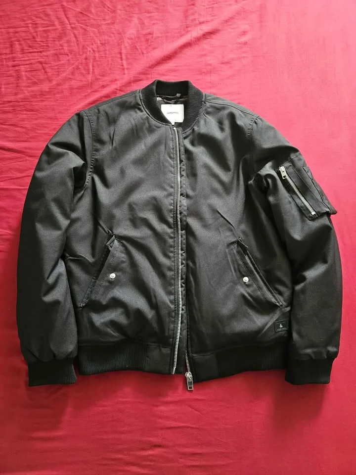 Jack and Jones Men's Large Bomber Jacker image indicator(3)