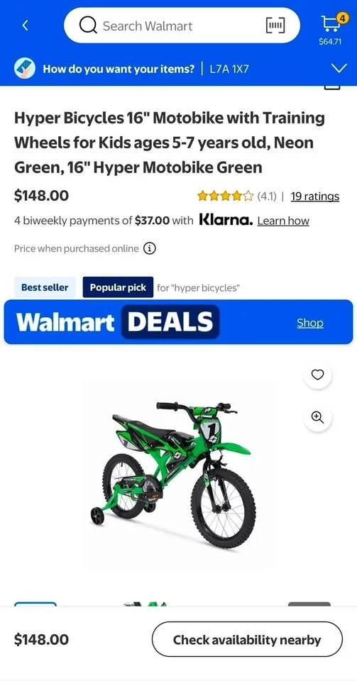 Hyper Bicycles 16" Motobike with Training Wheels for Kids ages 5 image indicator(6)