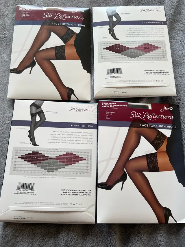 Hanes Silk Reflections Thigh Highs