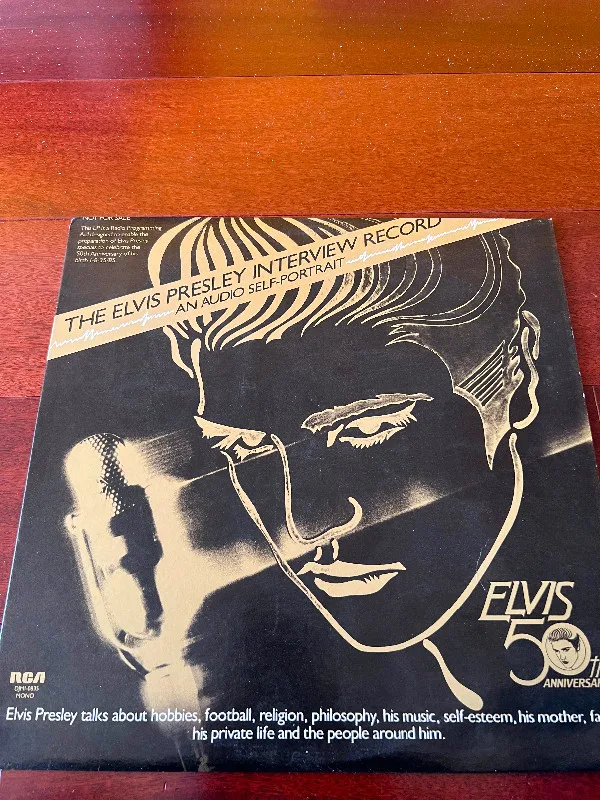 Elvis Presley interview 12” vinyl album