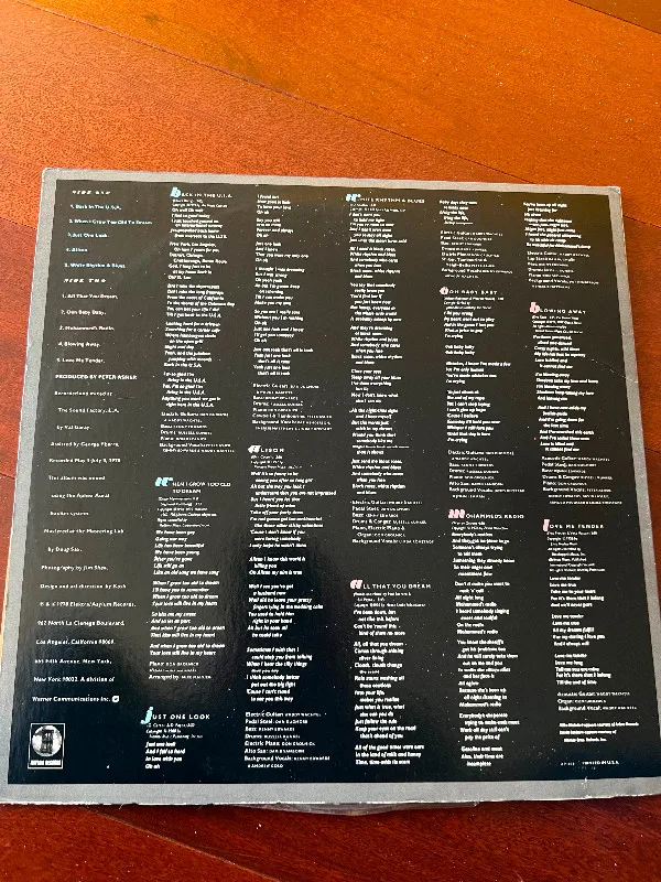 Linda Ronstadt “Living In The USA” picture disk 12” vinyl image indicator(3)