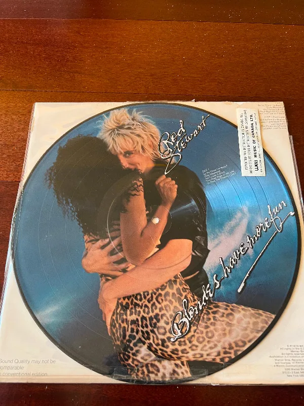 Rod Stewart 12” vinyl picture disk