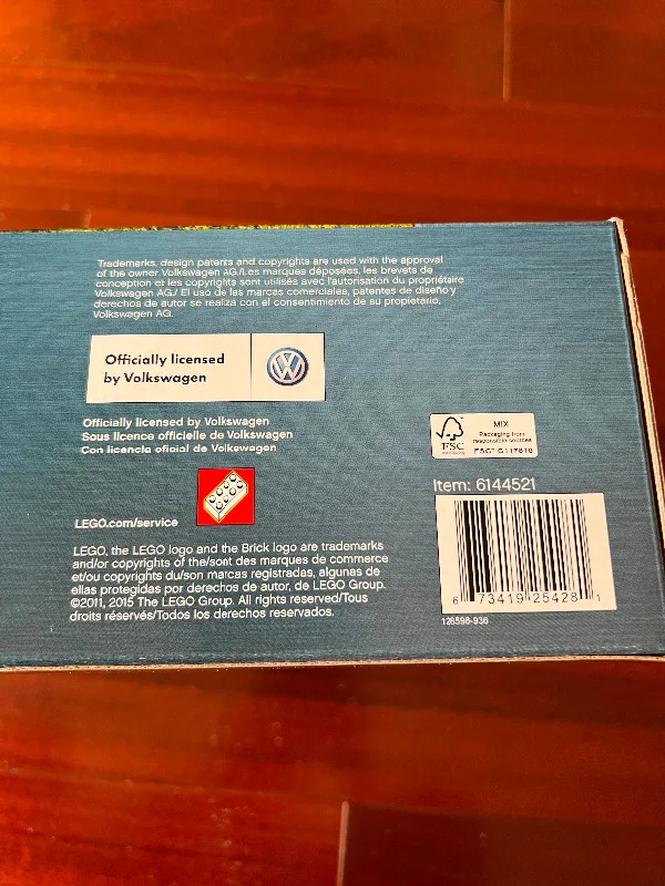 Volkswagen T1 Camper Van Lego image indicator(4)