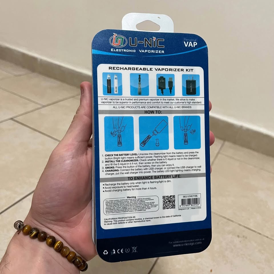 New U-NIC Rechargeable Electronic Vaporizer Kit - photo 2