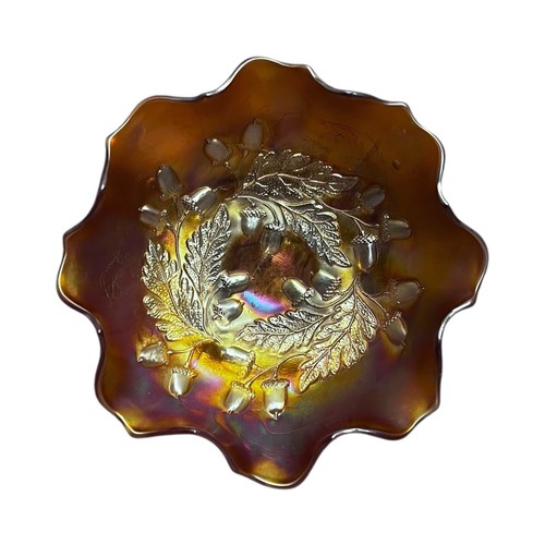 Fenton Carnival Glass Acorn Bowl 1924 - photo 2