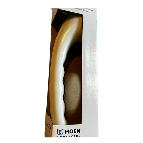 *New* Moen Grab Bar White w/ Rubber Grip 9-inch LR2250DW - photo 4