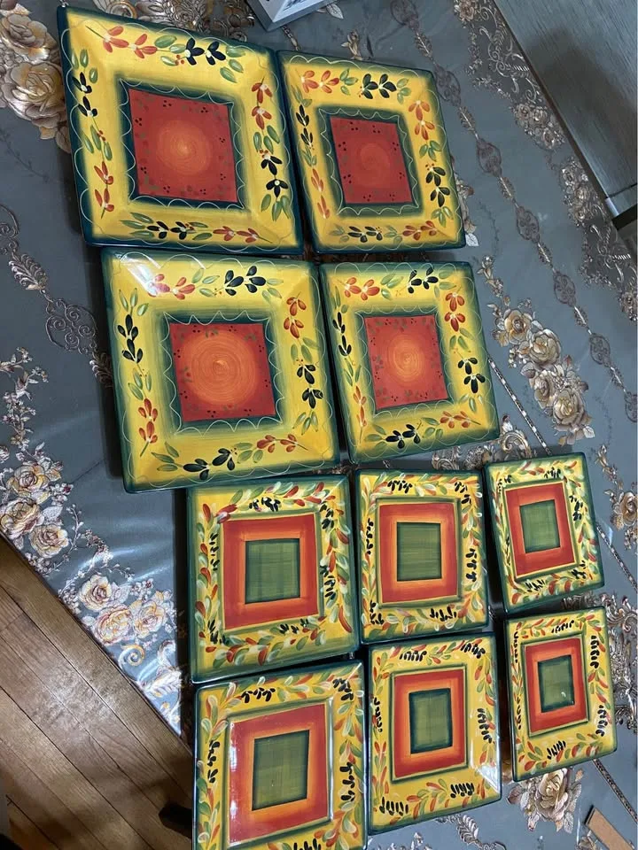 Platos de cerámica 4 platos de 10,5" y 6 platos de ensalada 3/4" image indicator(3)