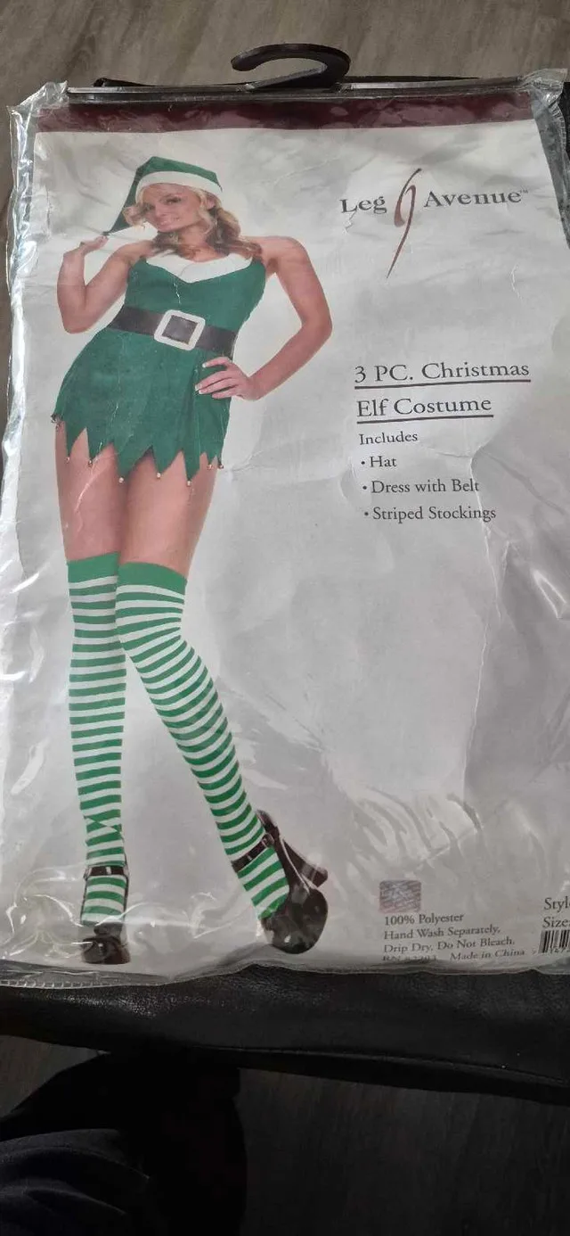 3pc. Christmas Elf Costume thumbnail