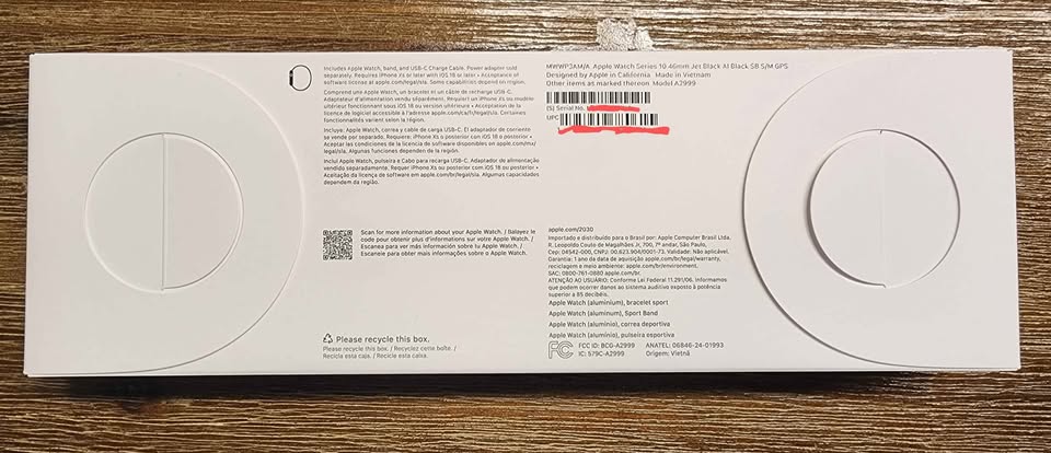 Unopened brand new Apple Watch Series 10 GPS 46mm - photo 2