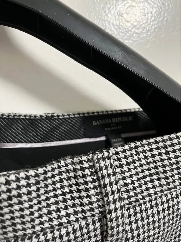 Banana Republic Houndstooth Pants (NWT) 34x34 image indicator(4)
