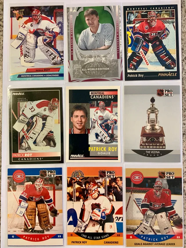 28 Patrick Roy Cards NHL thumbnail