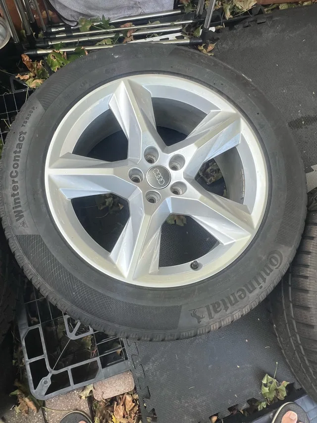 Audi q7/q8 OEM 19” rims and winter tires image indicator(3)