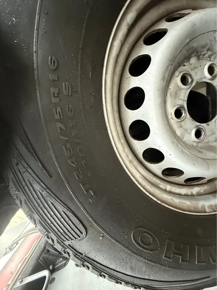 2015-2021 Sprinter Van all season tires on rims image indicator(6)