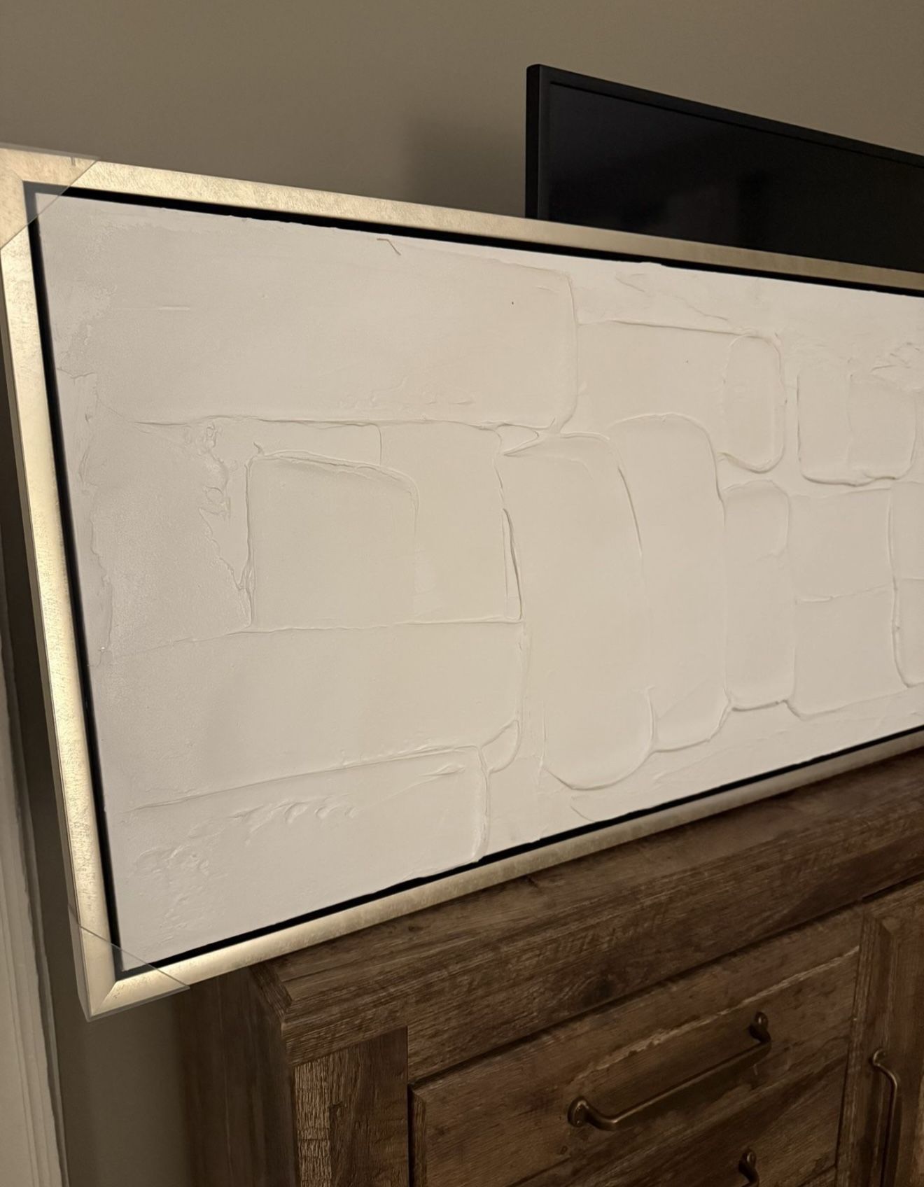 Abstract Textured Wall Canvas 20”Hx72”W - photo 2