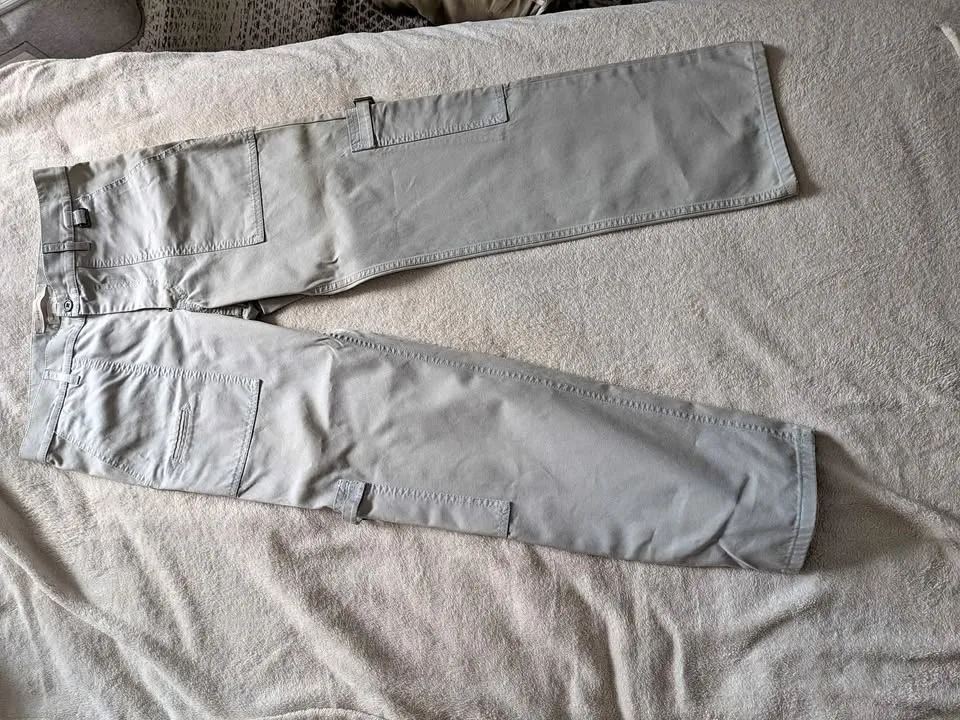 Marc Jacobs Light Gray Cargo Pants thumbnail