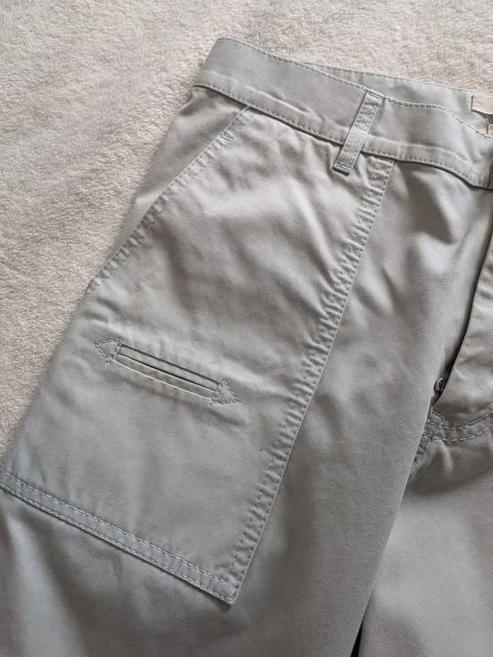 Marc Jacobs Light Gray Cargo Pants image indicator(9)