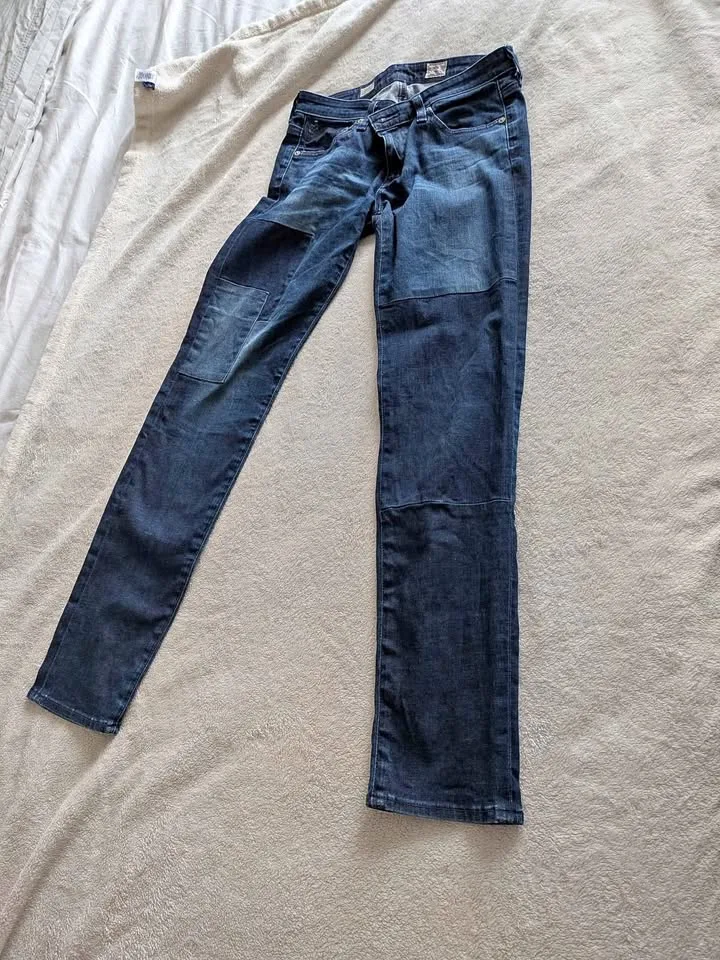 AG Adriano Goldschmied Dark Blue Women's Skinny Jeans thumbnail