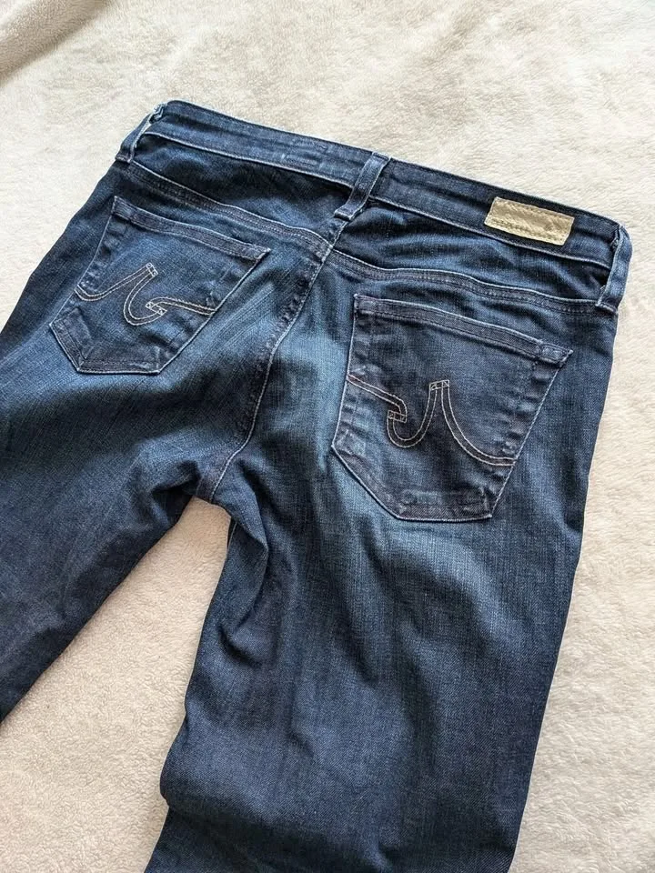 AG Adriano Goldschmied Dark Blue Women's Skinny Jeans image indicator(7)