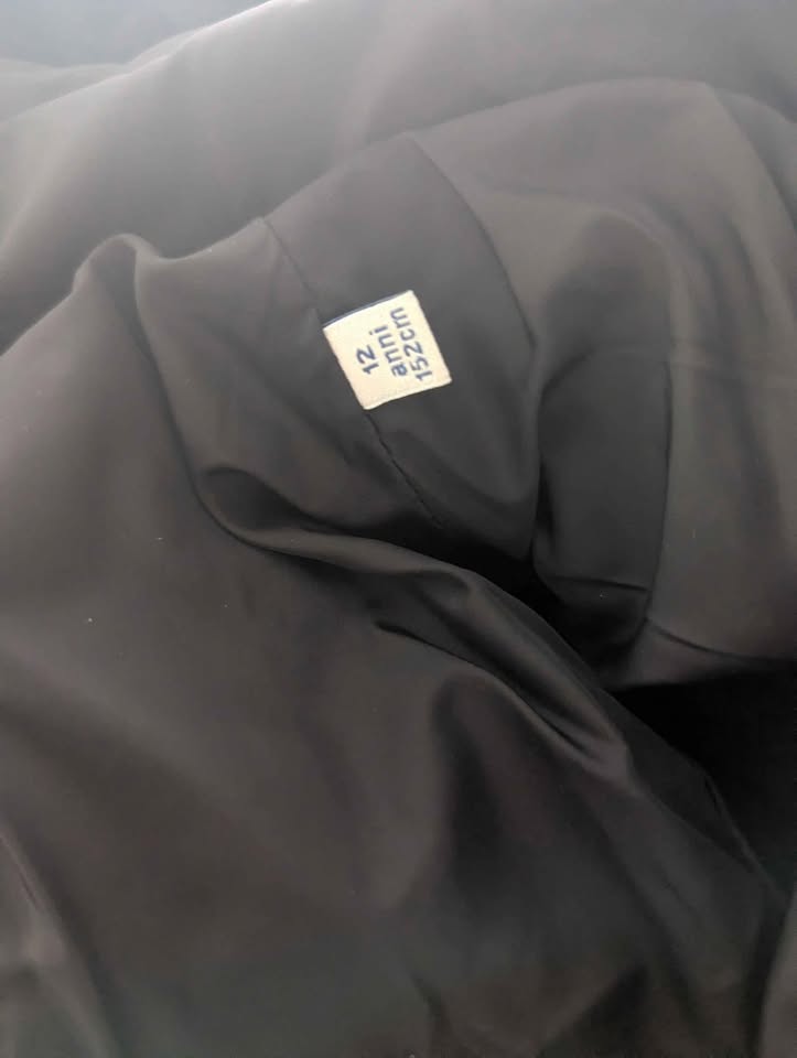 Moncler Kids Elegant Black Puffer Jacket Size 12A - photo 3