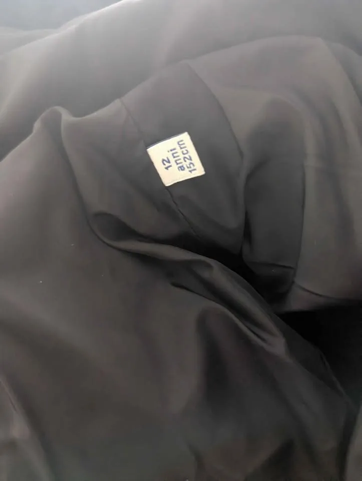 Moncler Kids Elegant Black Puffer Jacket Size 12A image indicator(3)