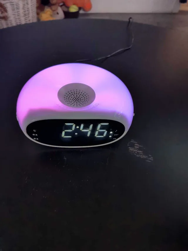 Colour Changing Clock Radio