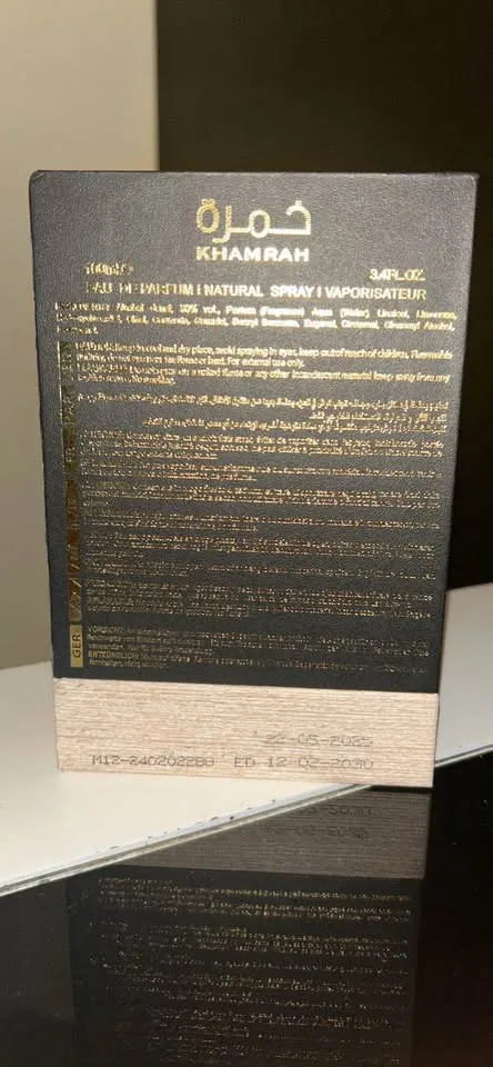 Lattafa Khamarah Authentic Arabic cologne image indicator(2)