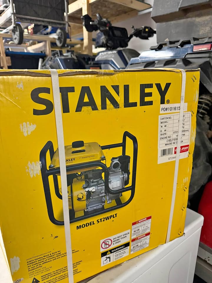 stanley dewatering pump st2wplt