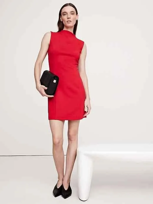 👗 Red Mini Dress from Banana Republic (Size Large) thumbnail