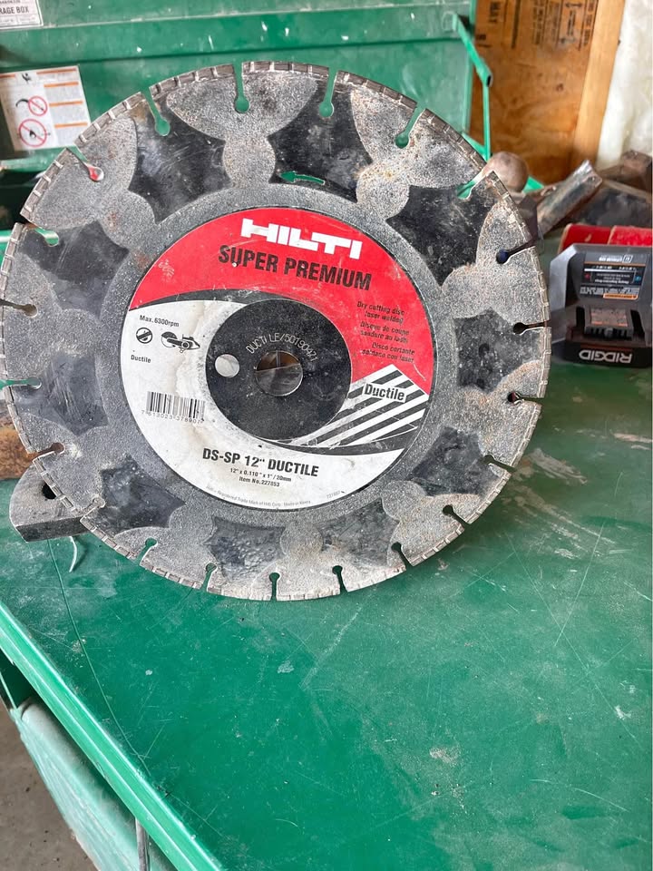 Hilti 12” saw blade.