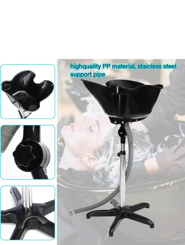 Portable Shampoo Sink / Hair Washing Basin – Adjustable Height, - photo 3