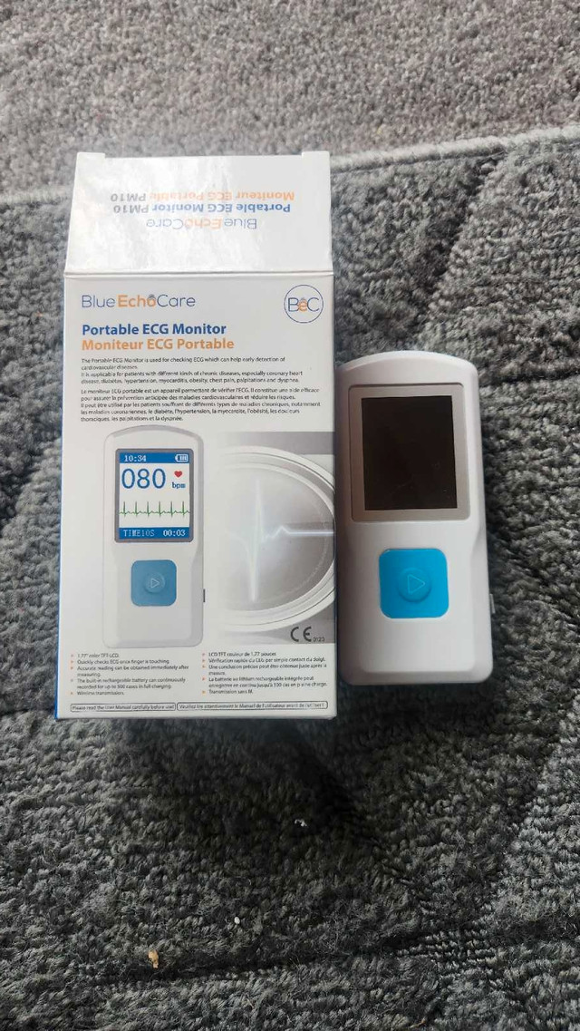 Blue EchoCare Portable ECG Monitor