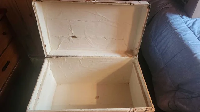 Antique Trunk needs lots of work.  Make offer image indicator(2)