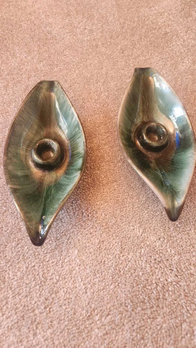 Blue Mountain Pottery - Carlton Candle Holders thumbnail