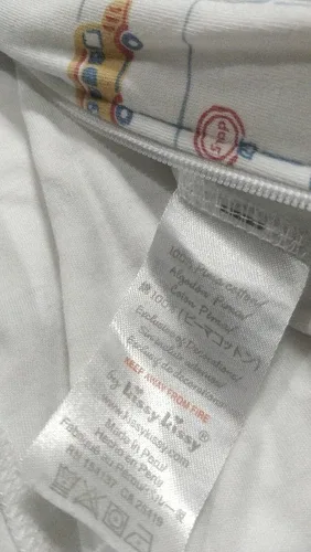 Pima Cotton Footed Zipper Sleeper 3m Kissy Kissy image indicator(3)