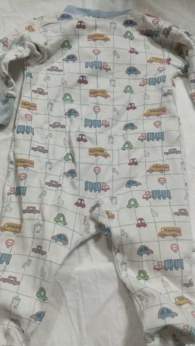 Pima Cotton Footed Zipper Sleeper 3m Kissy Kissy - photo 5