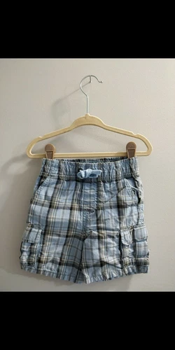 Gymboree Plaid Pocket Drawstring Toddler Shorts