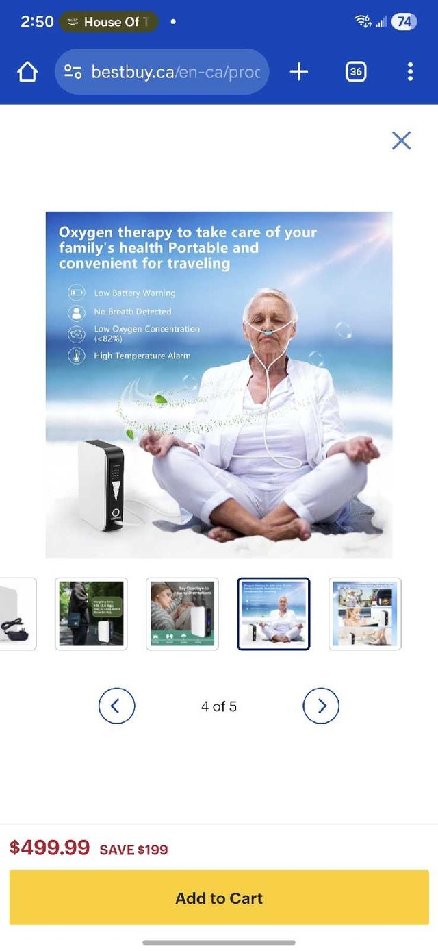 Brand New Portable Oxygen Generator KJ-8000 Pro 1.2L version - photo 4