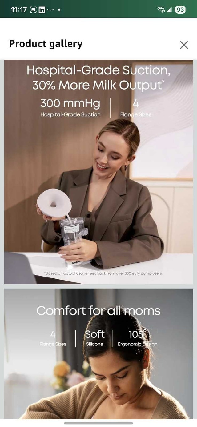 New eufy Wearable Breast Pump S1 - photo 3