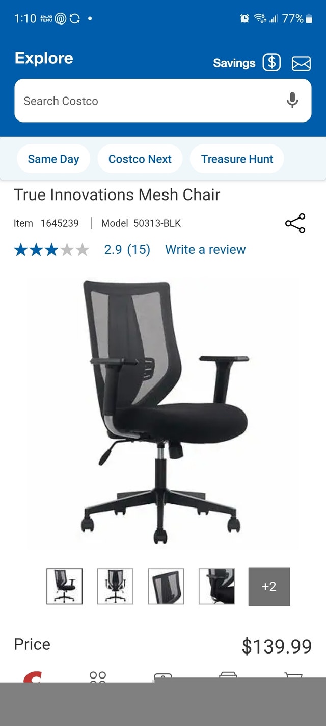 Office Chair from Costco - photo 2