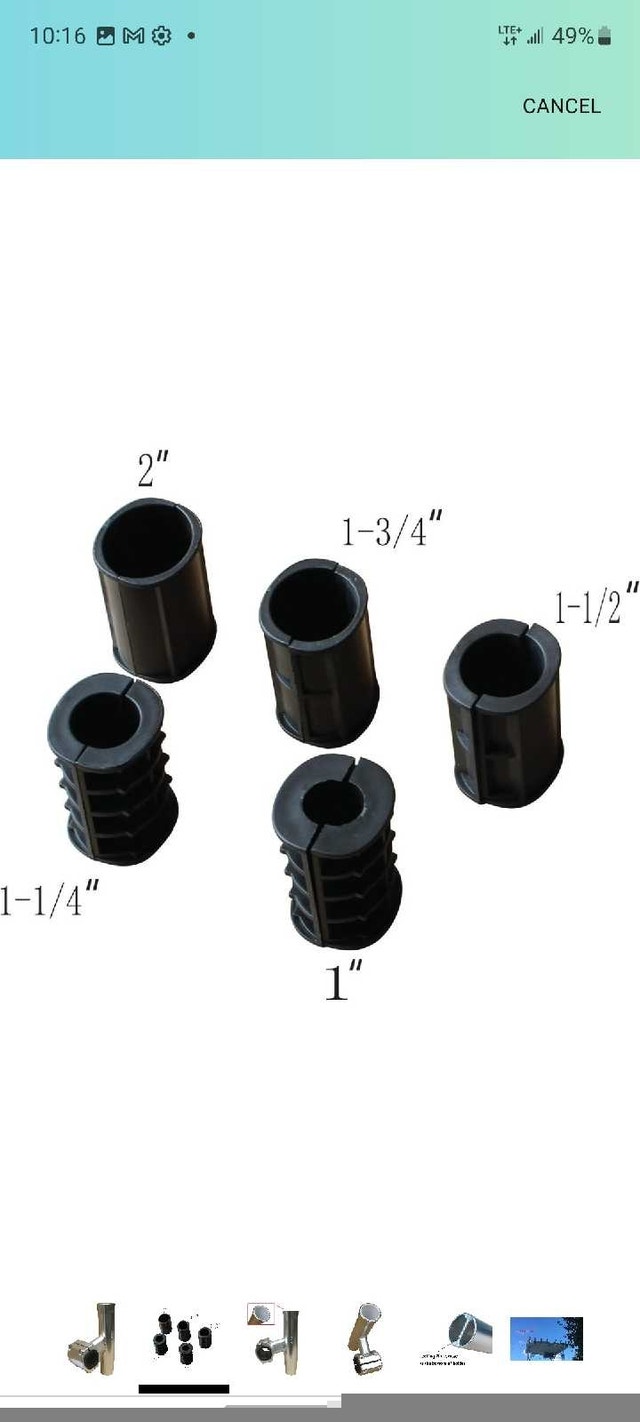 BroCraft fishing rod holder boat mount T bar or rail - photo 3